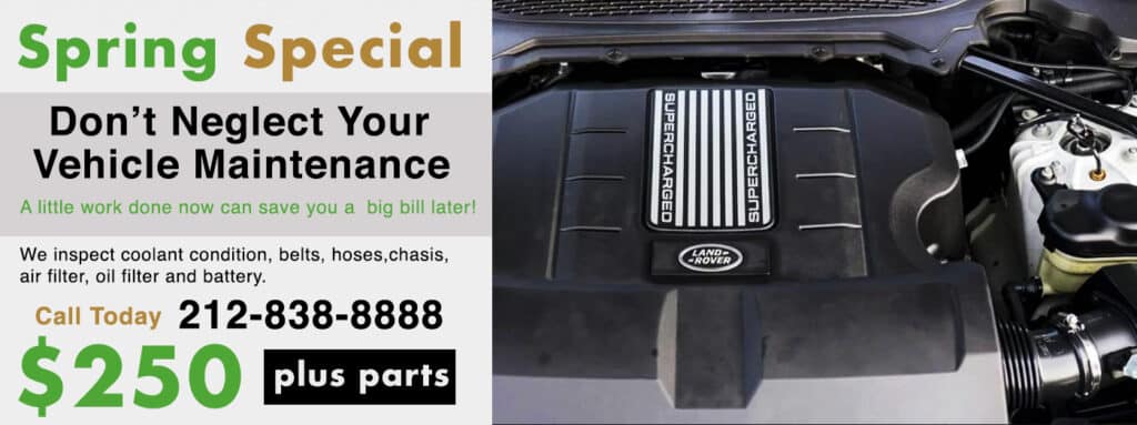 #1 Range Rover dealer alternative for Rover scheduled service, maintenance and repair(s) in NYC. Ask about Rover-Repair NYC special scheduled service offer for NYC, Manhattan and the tri-state area.